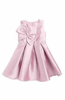Rare Editions Kids' Bow Mikado Party Dress