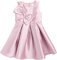 Rare Editions Kids' Bow Mikado Party Dress