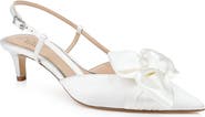 Jewel Badgley Mischka Shoshana Pointed Toe Slingback Pump