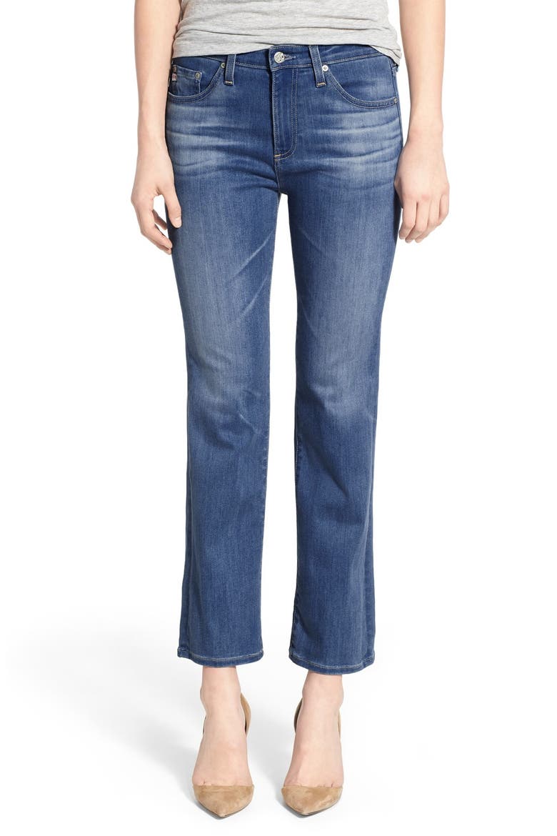 'Jodi' Crop Slim Flare Jeans, Main, color, 10 YEARS LIBERATION