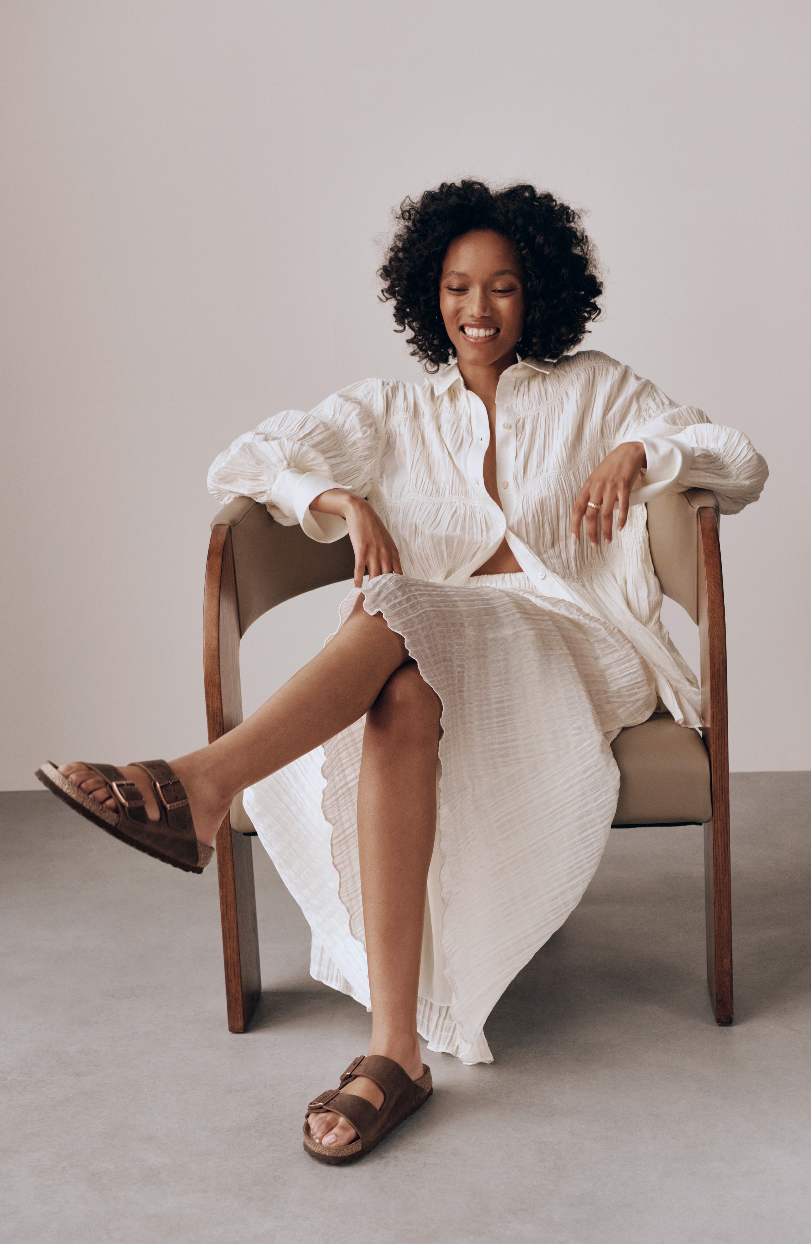 Birkenstock Arizona Sandal, Alternate, color, Brown