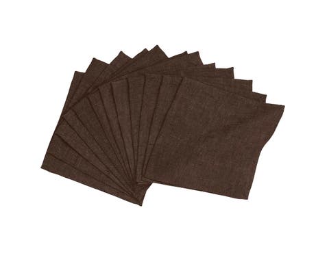 Linen Cocktail Napkins - Athena