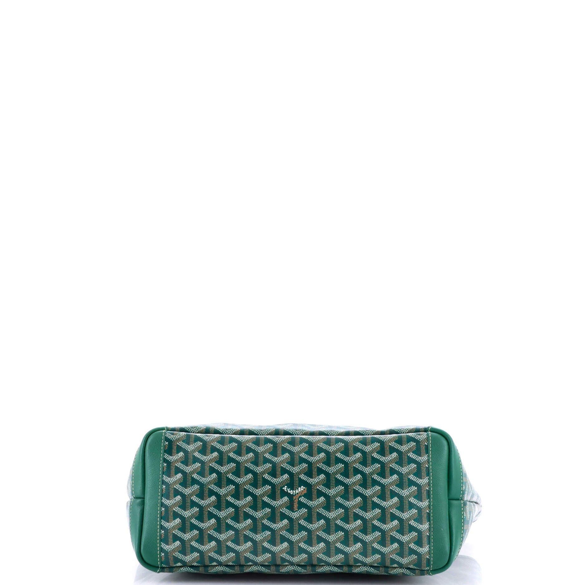 Pre-Owned Goyard Artois Tote Coated Canvas PM, Alternate, color, Green