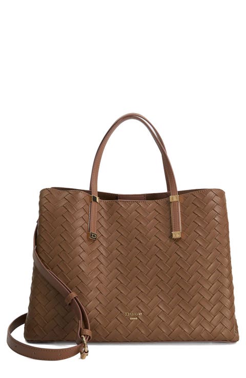 Dorrie Faux Leather Tote