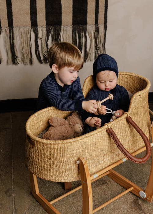 Ely's & Co. Looms Thin Stripe Collection In Blue