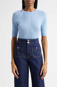 Brielle Raglan Rib Knit Top