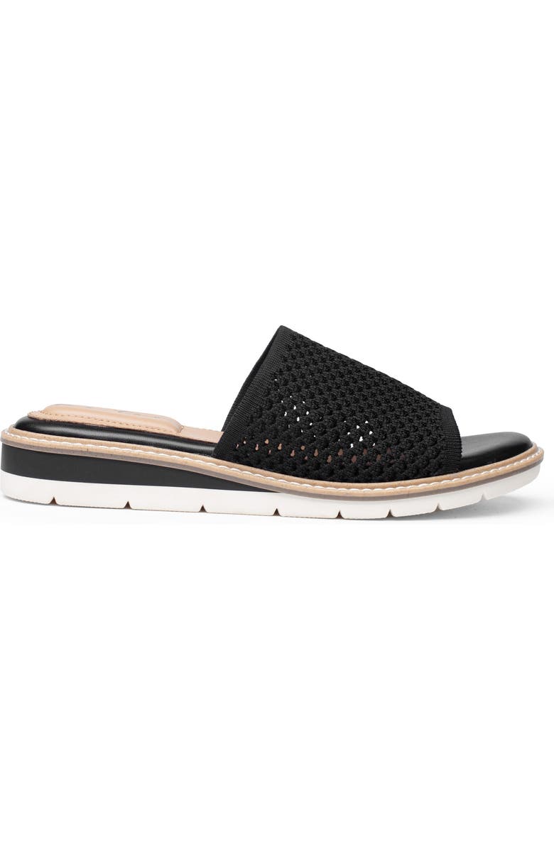 Me Too Aaryn Slide Sandal, Alternate, color, Black Mesh