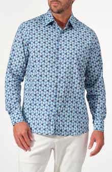 STUDIO GARNET LOS ANGELES Soleil Tile Print Button-Up Shirt