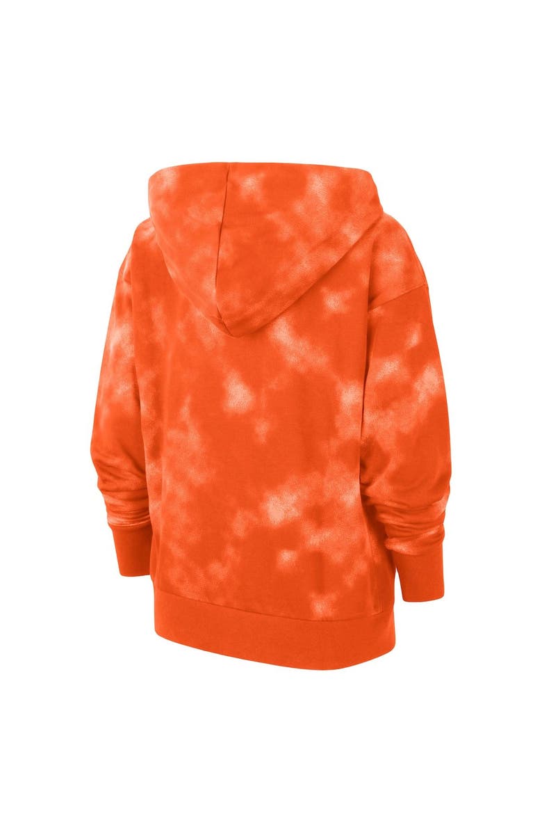 Nike Women's Nike Orange WNBA Logowoman Team 13 Tie-Dye Performance Full-Zip Hoodie, Alternate, color,