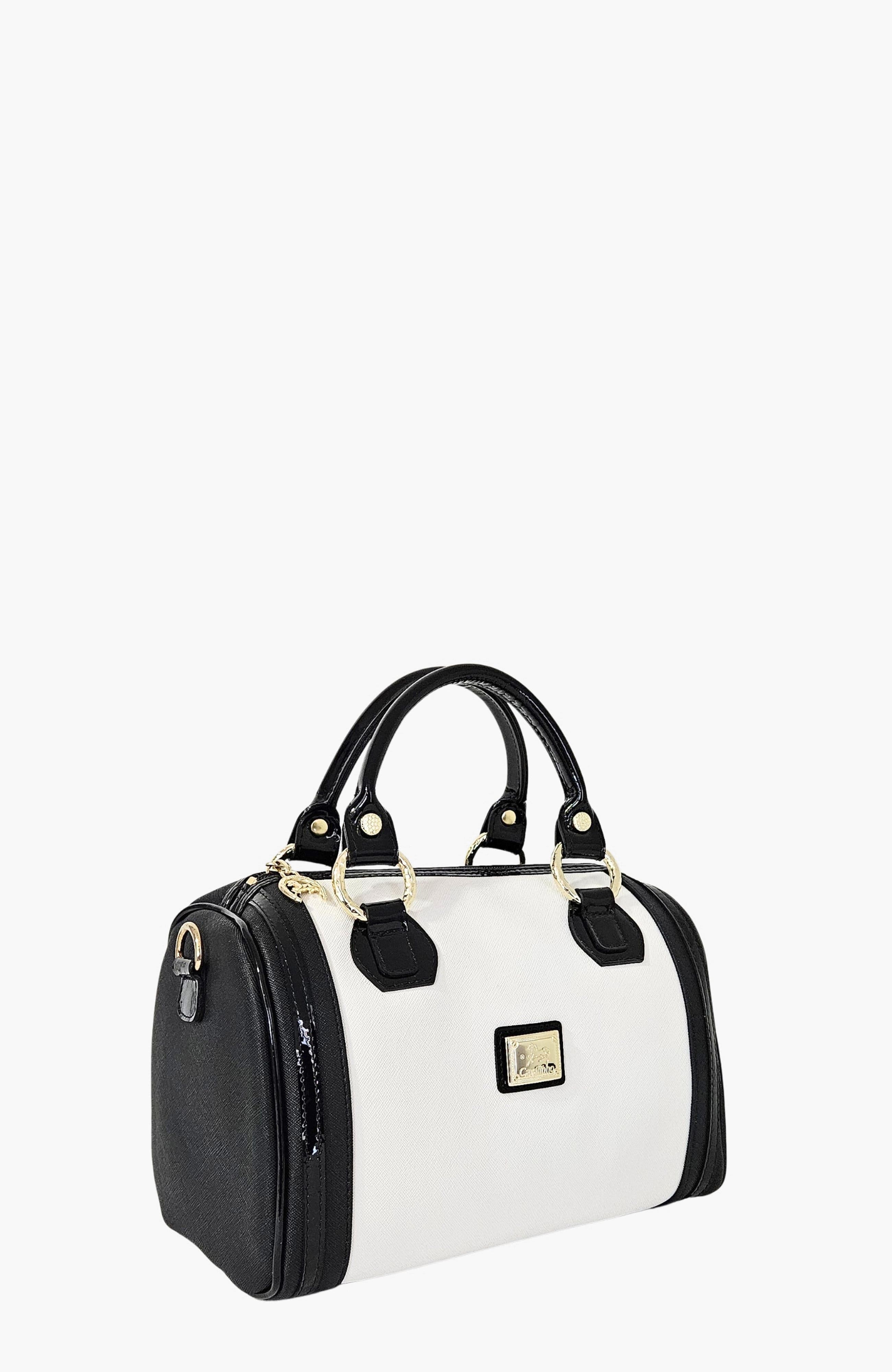 Allegro 569 Handbag, Alternate, color, Black / White