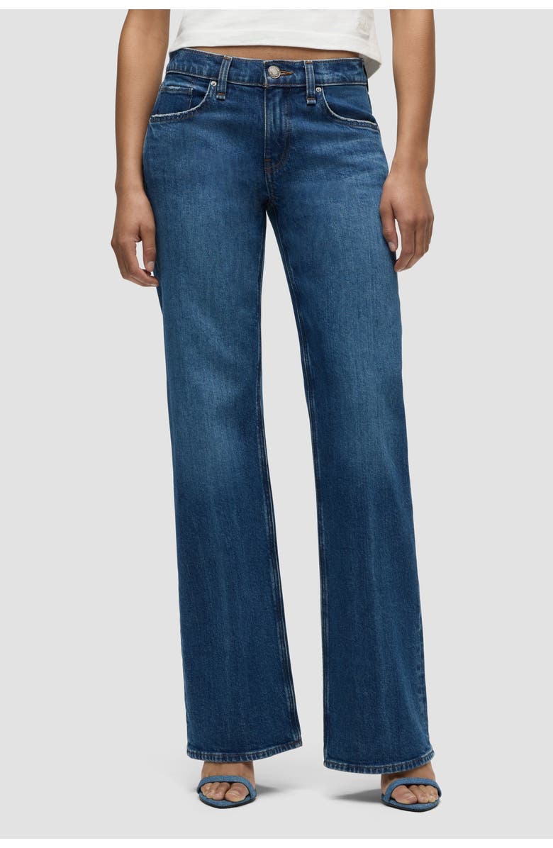 Hudson Jeans Kelli Low-Rise Loose Straight, Alternate, color, Moon Walk