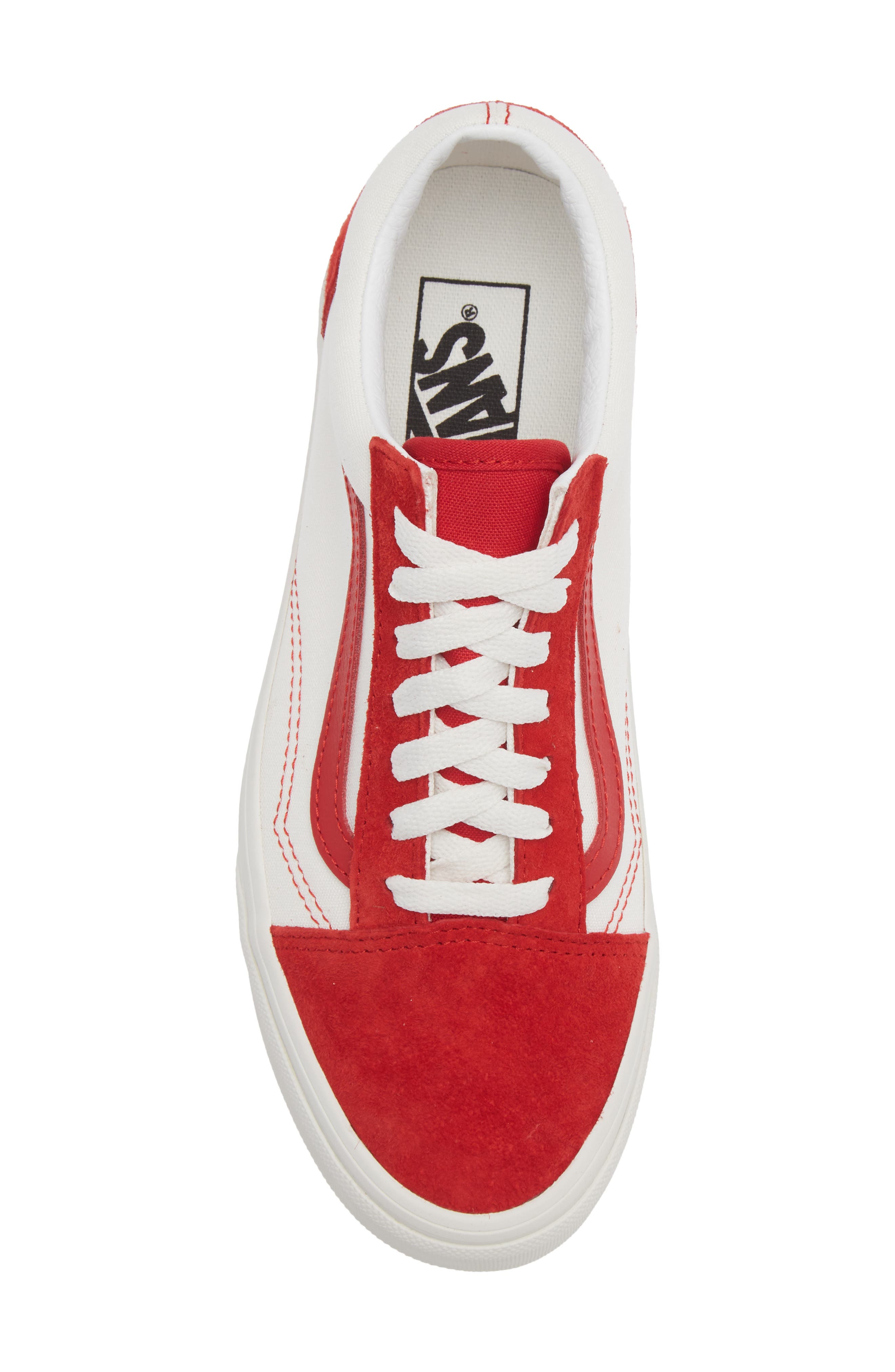 Kids' Old Skool Sneaker, Alternate, color, RED HOT VALENTINES/RACING RED