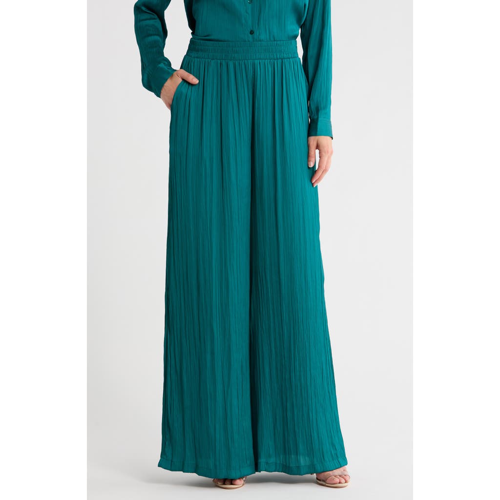 L Agence L'agence Lillian Wide Leg Pant In Blue
