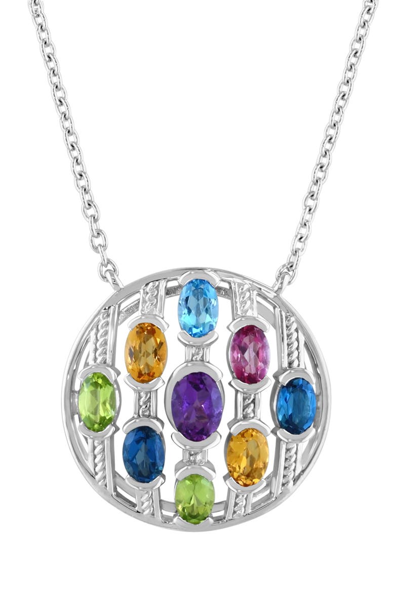 EFFY Multistone Pendant Necklace, Alternate, color, Multi