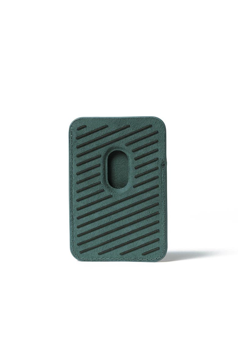Full Leather MagSafe Wallet for iPhone, Alternate, color, Livid Green