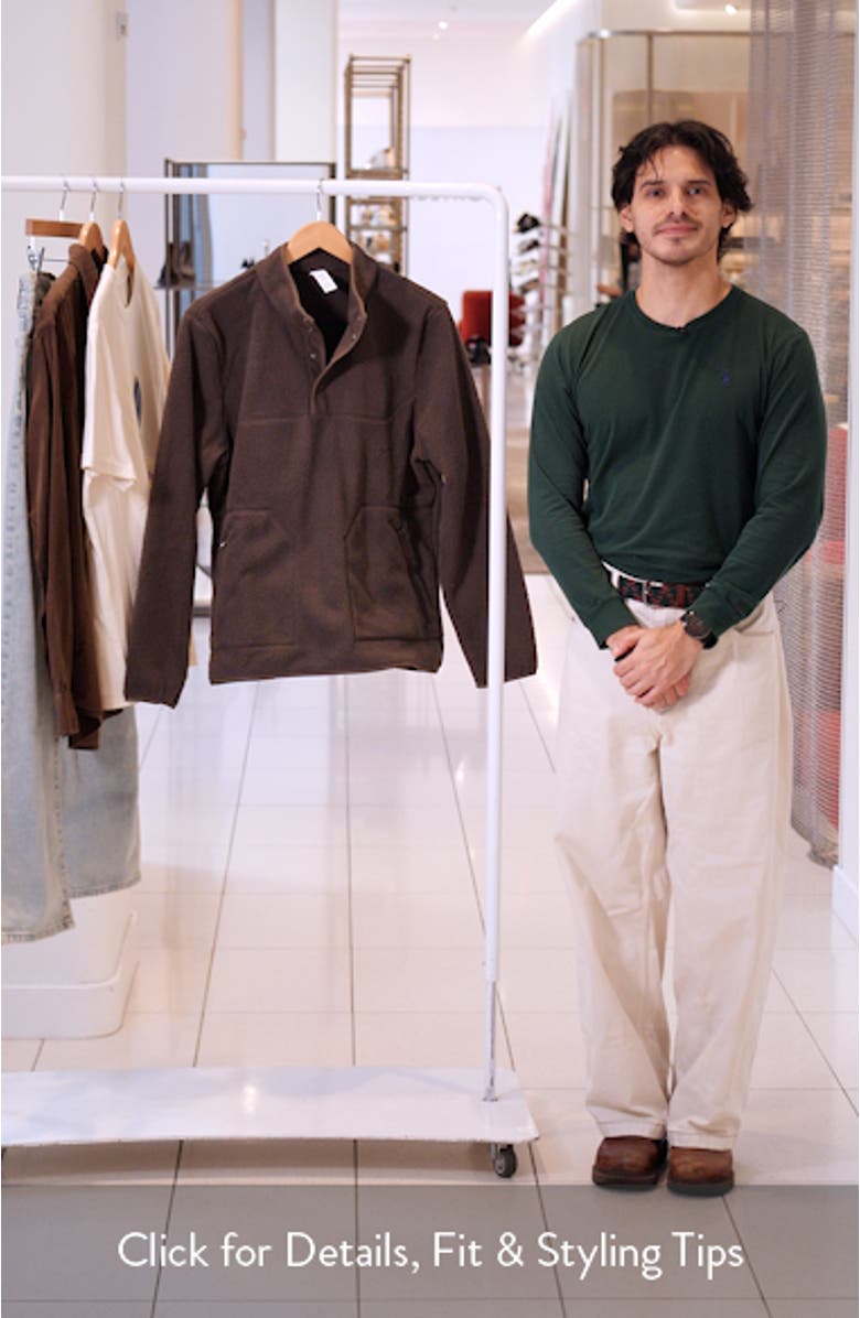 Fairbanks Fleece Quarter Snap Pullover, sales video thumbnail