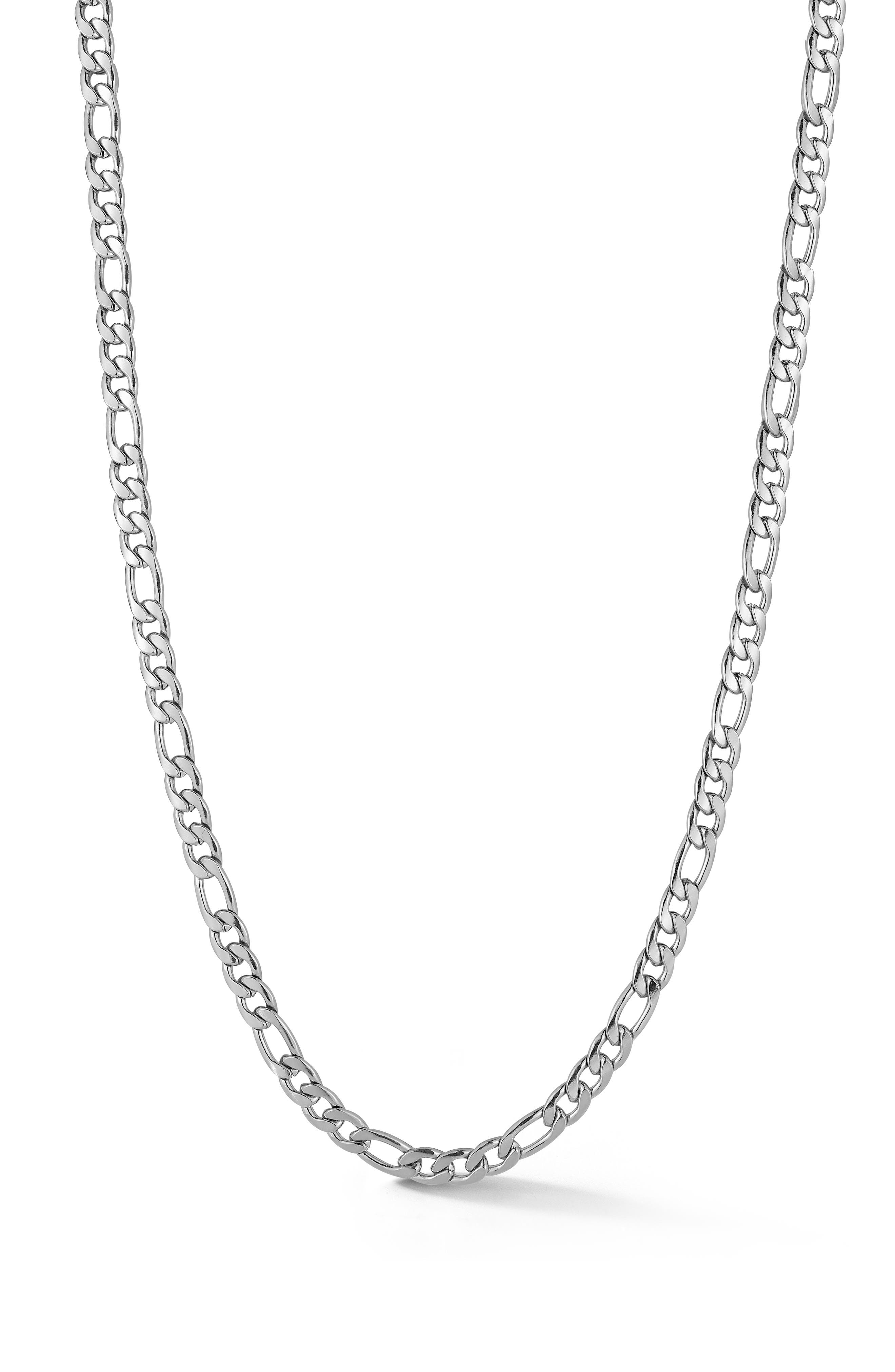 Yield of Men Men's Figaro Chain Necklace