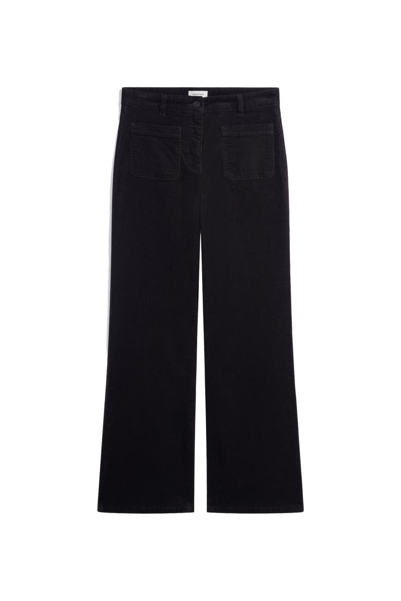 Mael Corduroy Flared Jeans, Alternate, color, Cinnamon