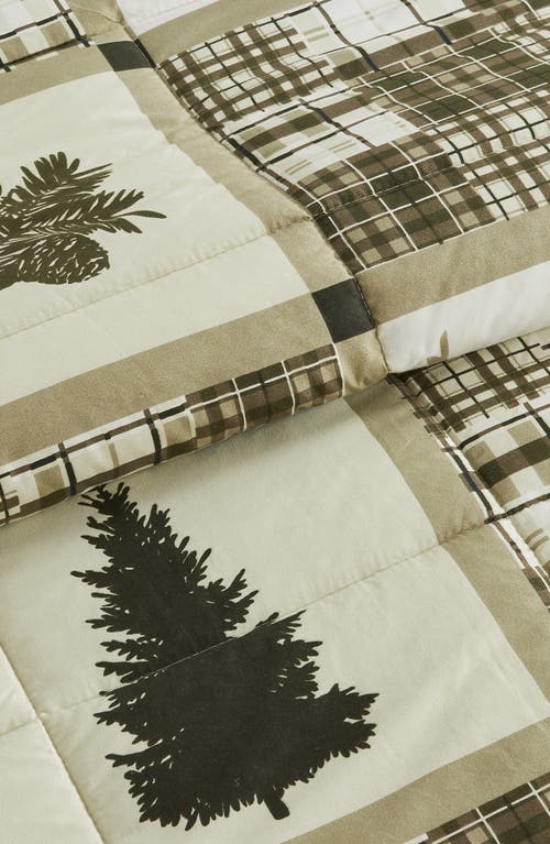 Woven & Weft Lodge Comforter Set In Green