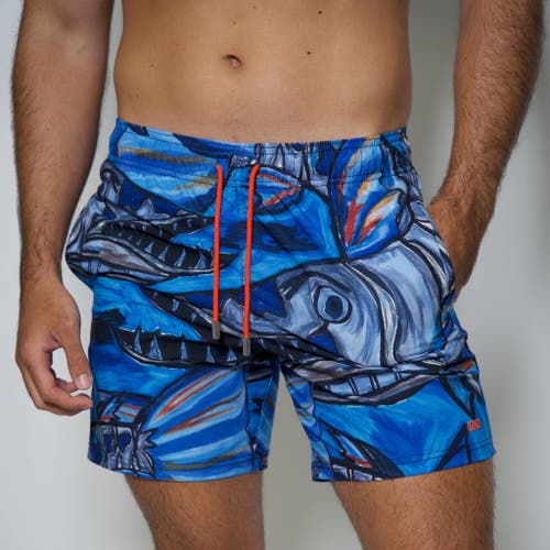 Le Club Resortwear 4.25" Le Club 4 Way Stretch Mens Swim Trunk