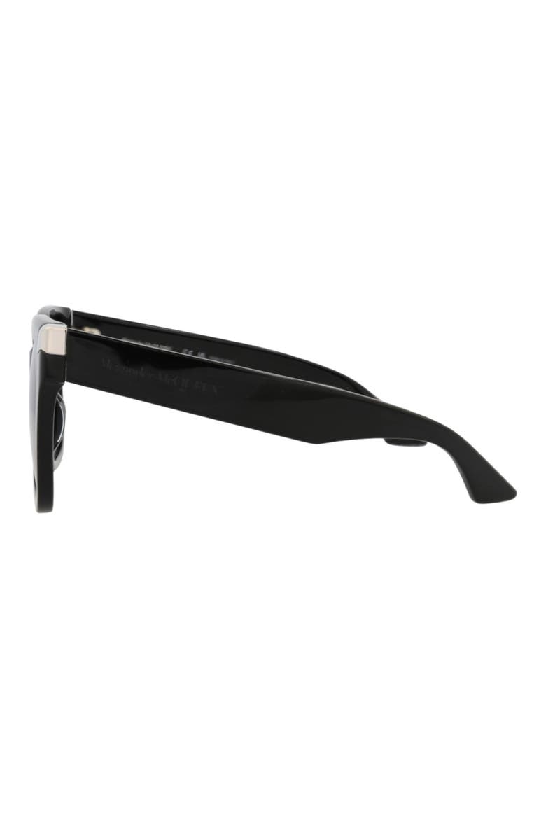 53mm Square Sunglasses, Alternate, color, BLACK BLACK GREY