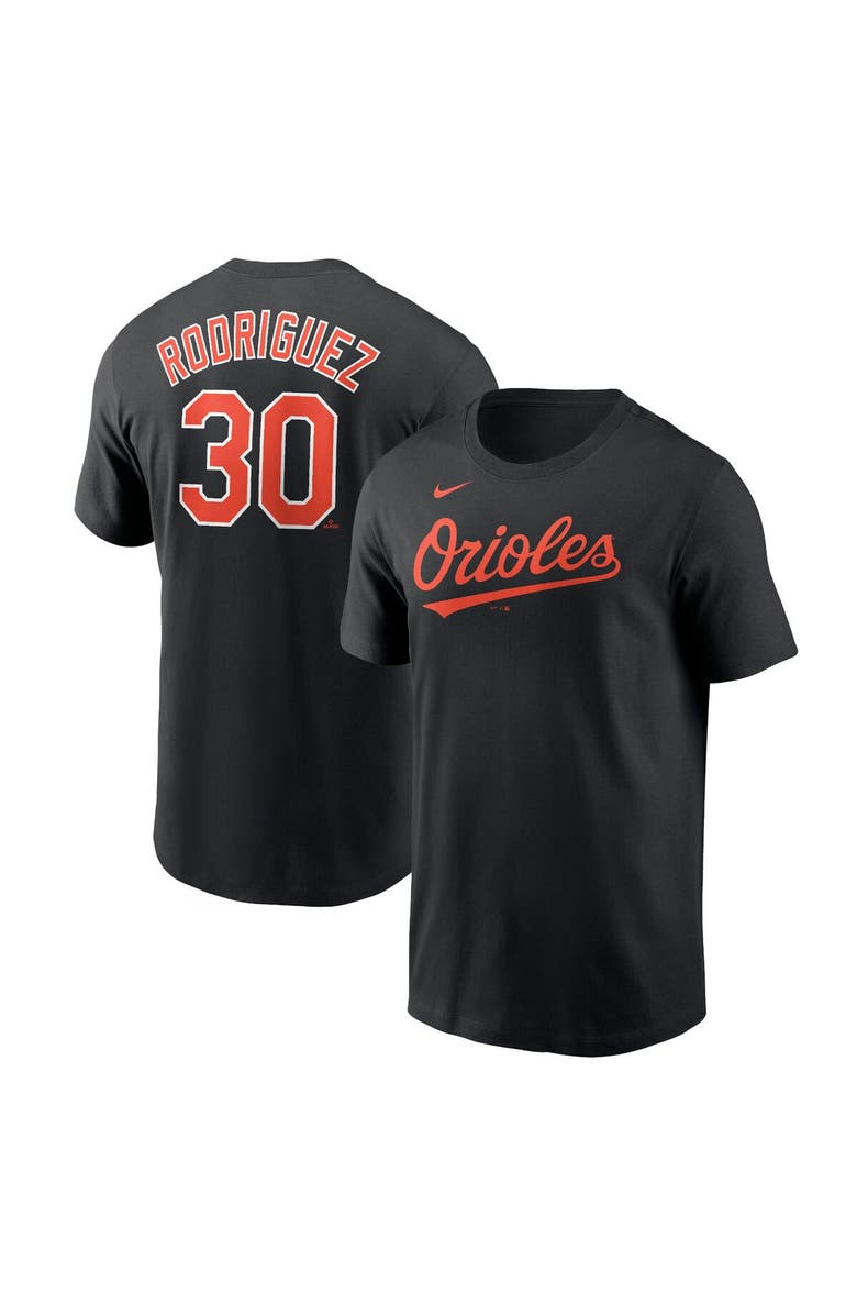 Nike Men's Nike Grayson Rodriguez Black Baltimore Orioles Player Name & Number T-Shirt, Alternate, color,