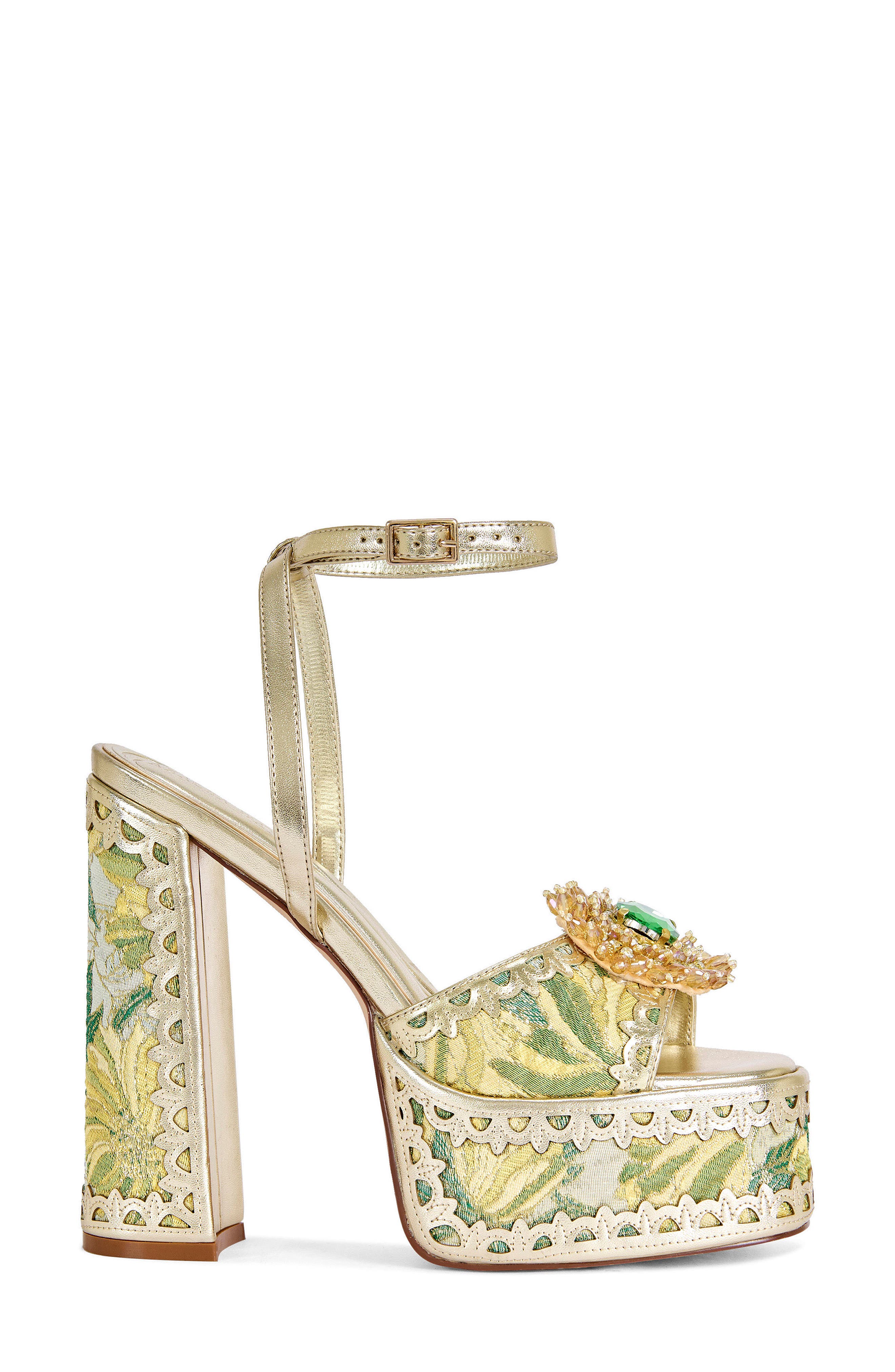 AZALEA WANG Wenda Platform Ankle Strap Sandal, Alternate, color, 