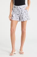 T Tahari Floral Embroidered Shorts
