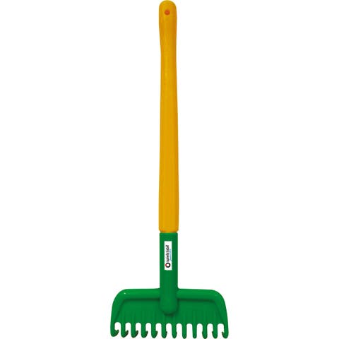 Kids Garden Tools - Long Handled Garden Rake, Sand Box Toys and Toddler Gardening Tools for Ages 2-4, Made in Germany