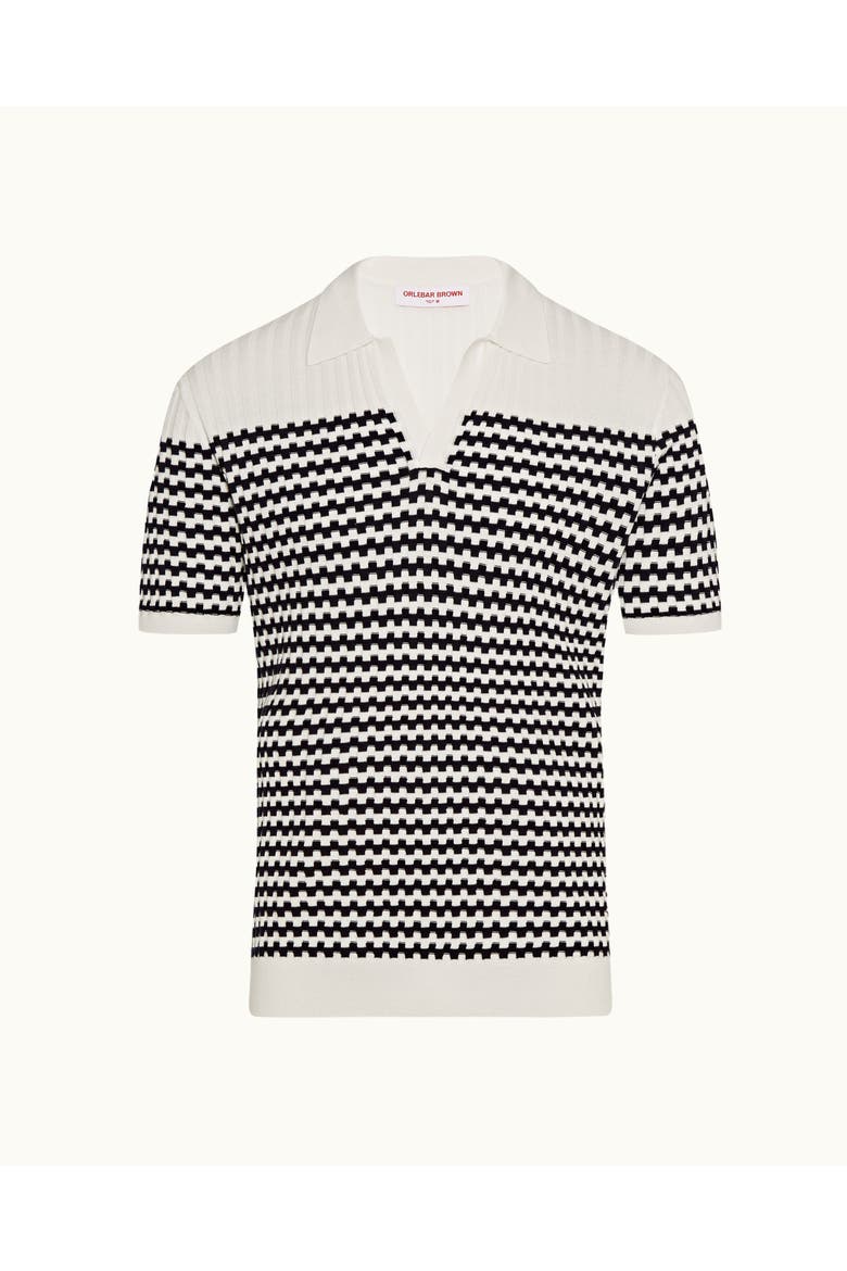 Canet Tailored-Fit Polo Shirt, Alternate, color, Cloud/Ink
