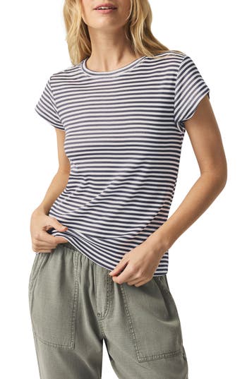 Splendid Faye Stripe T-shirt In Multi