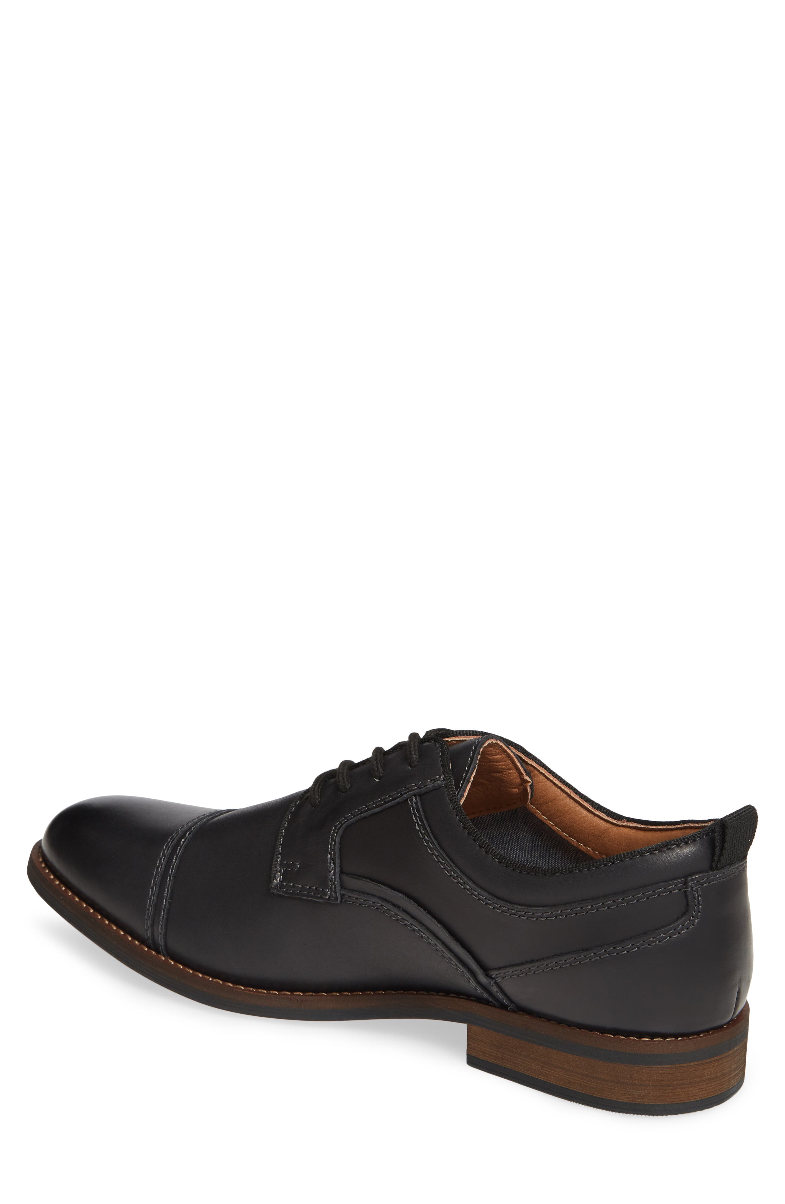 Kennan Cap Toe Derby, Alternate, color, BLACK