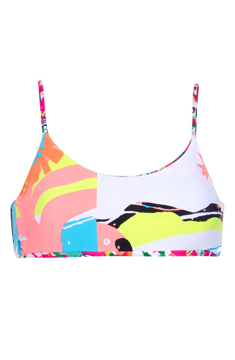 Maaji Ceci Reversible Bikini Top, Alternate, color, Pink