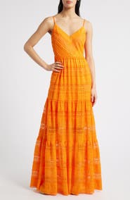Eliza J Lace Inset Detail Maxi Sundress