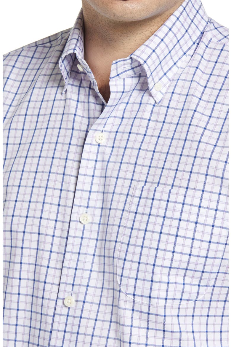 Hyco Regular Fit Tattersall Check Button-Down Shirt, Alternate, color, YORK BLUE