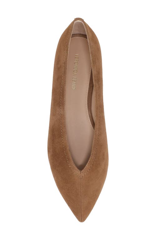 Veronica Beard Bancroft Pointed Toe Flat In Brown