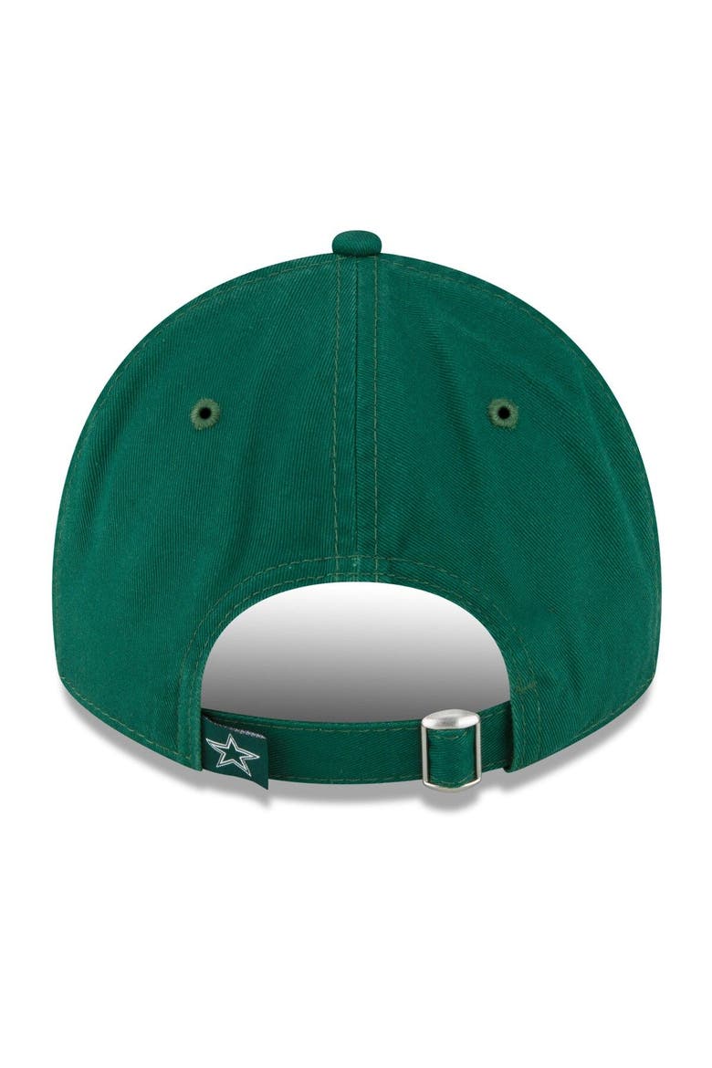 Men's New Era Kelly Green Dallas Cowboys Leaves 9TWENTY Adjustable Hat, Alternate, color, Kelly Green