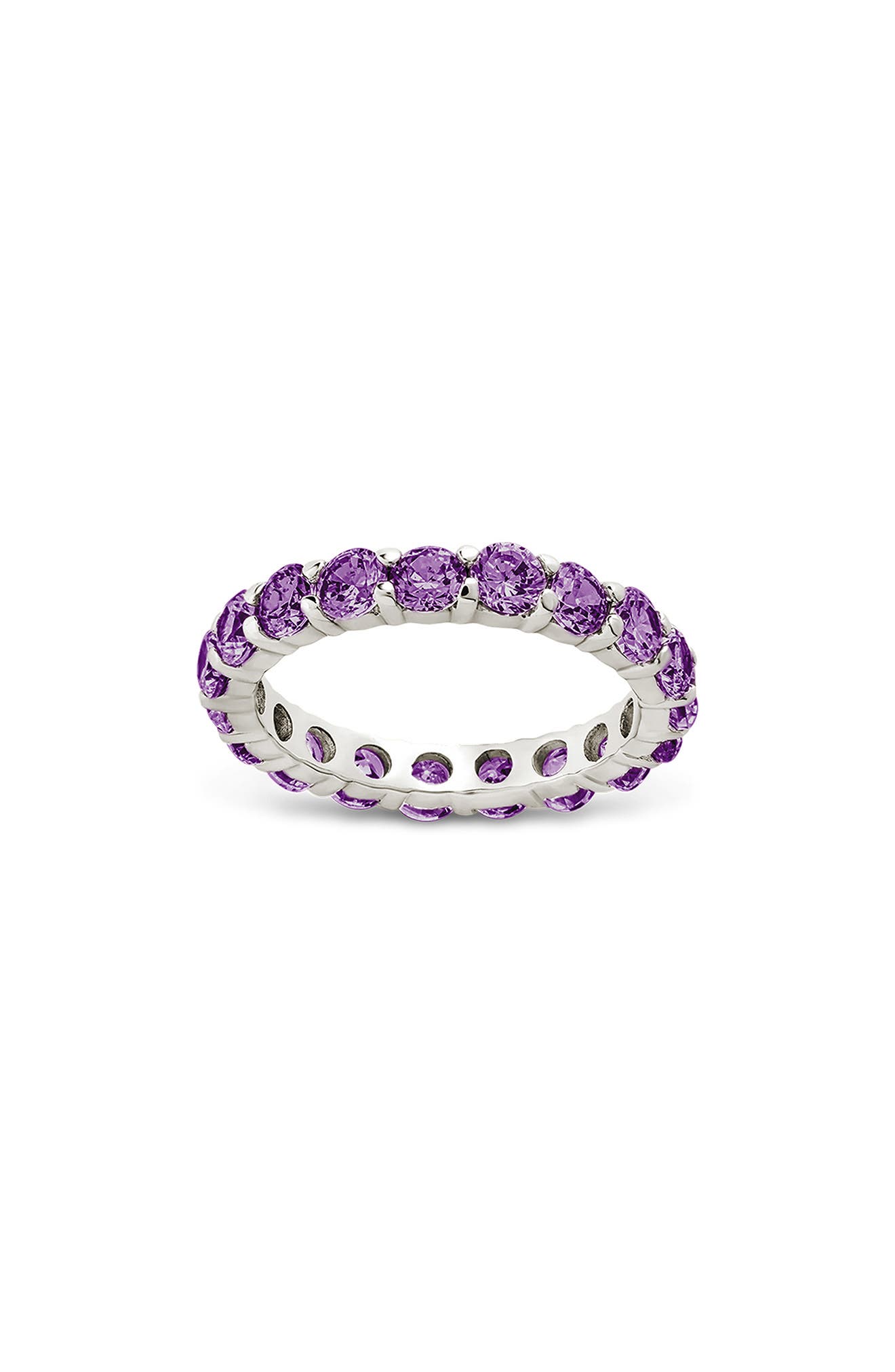 SILVER/ AMETHYST