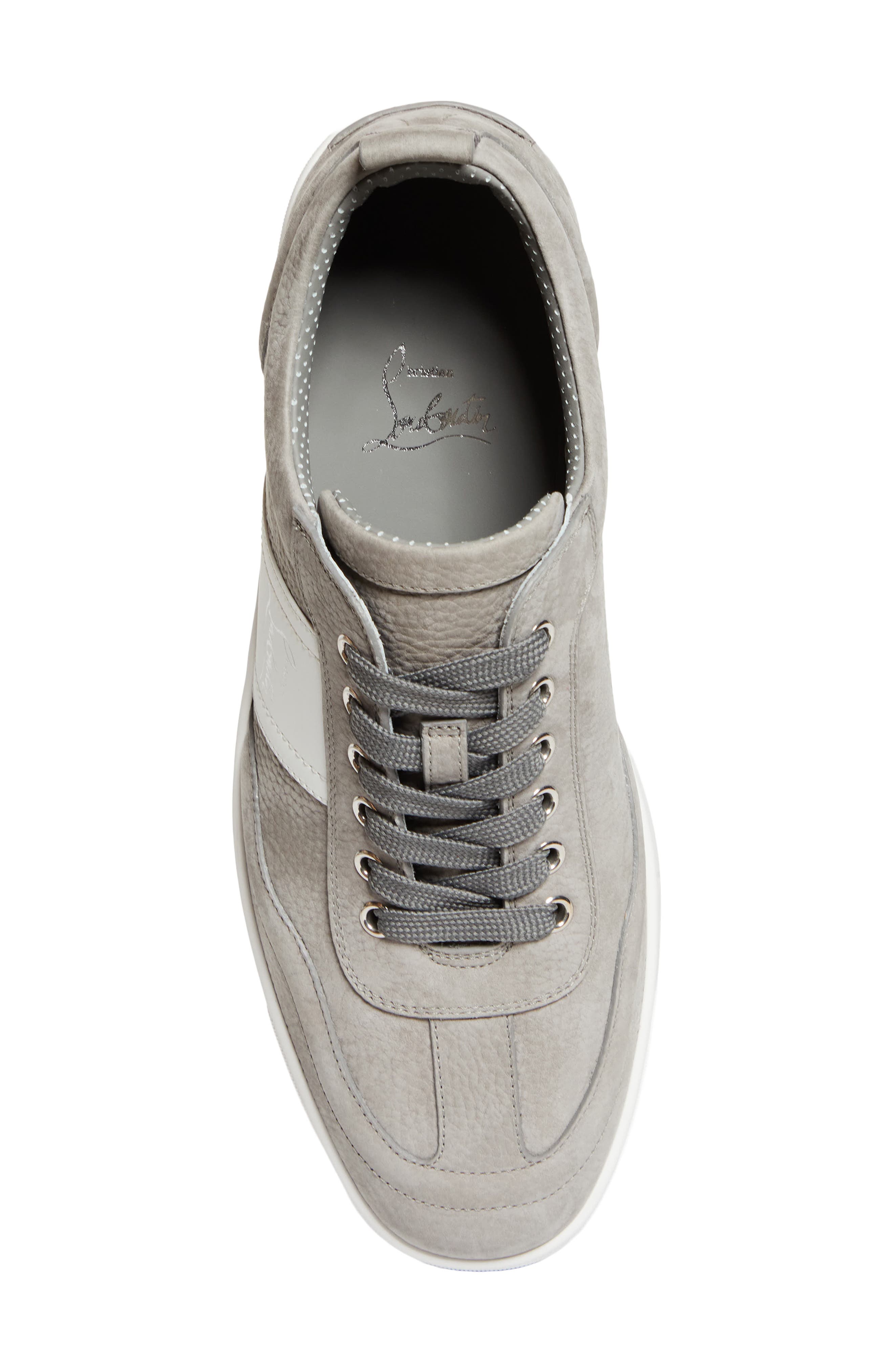 Christian Louboutin Retero Sneaker, Alternate, color, Phantom Grey/ White