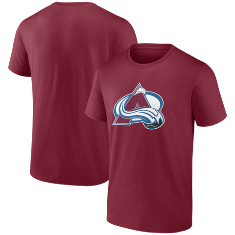 Men's Logo Athletic Burgundy Colorado Avalanche Essential T-Shirt