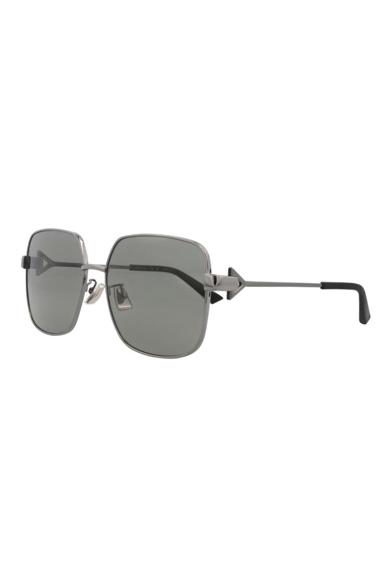 Square Sunglasses, Alternate, color, RUTHENIUM RUTHENIUM GREY