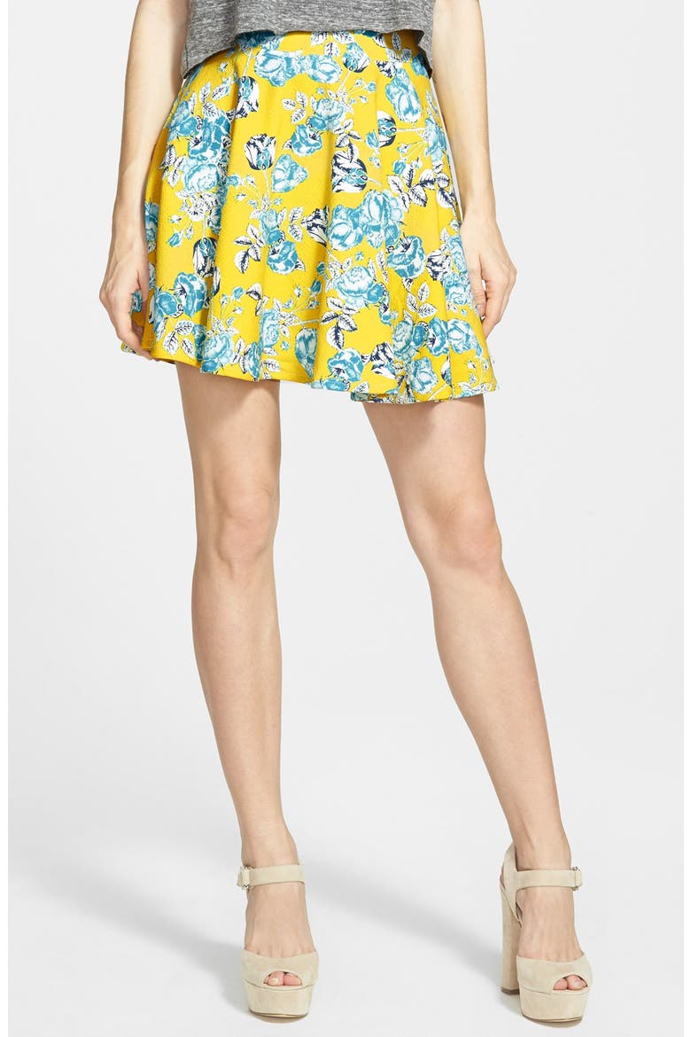 Citrus Floral Skirt, Main, color, MULTI