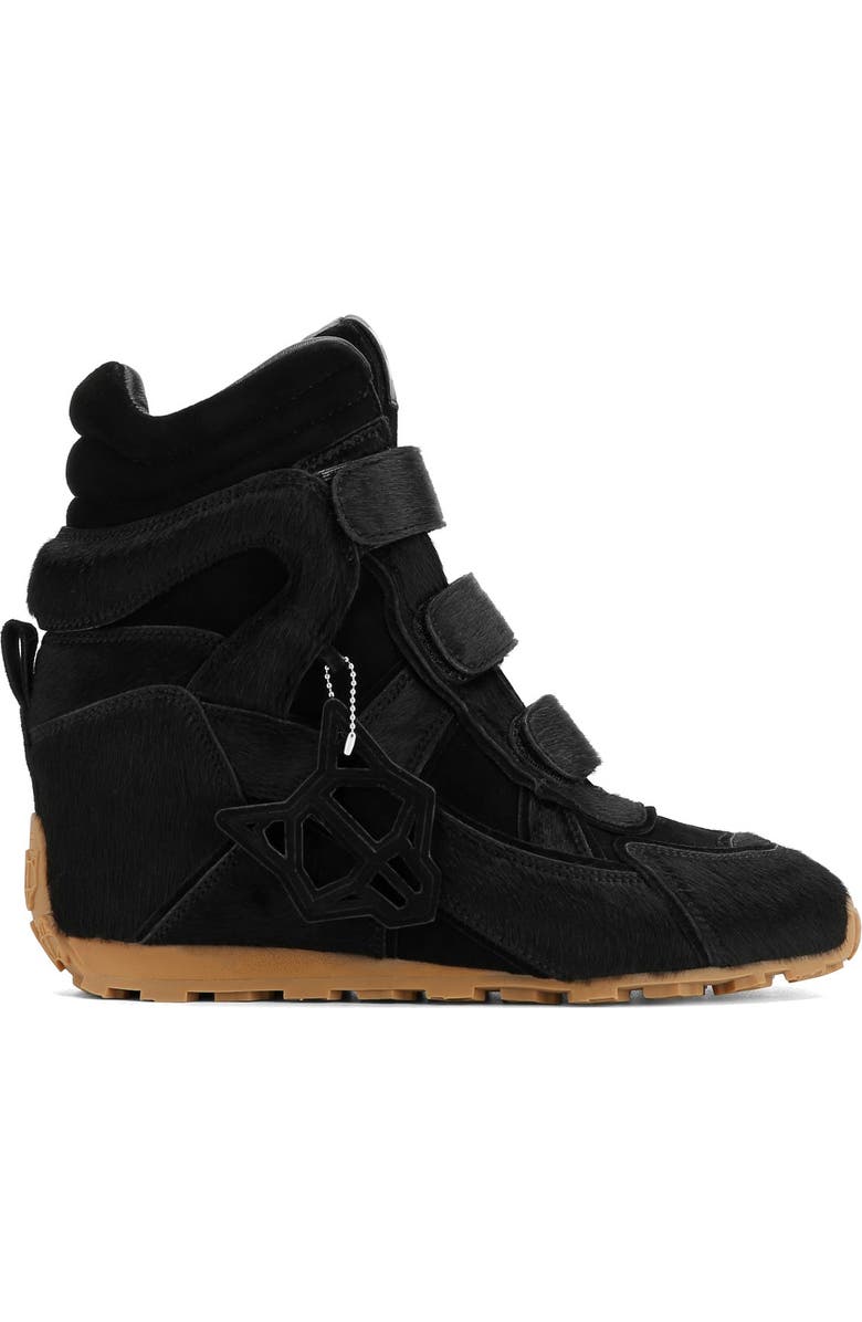 Naked Wolfe Element Wedge, Alternate, color, Black Pony