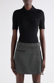 Courrèges Signature Rib Polo Sweater