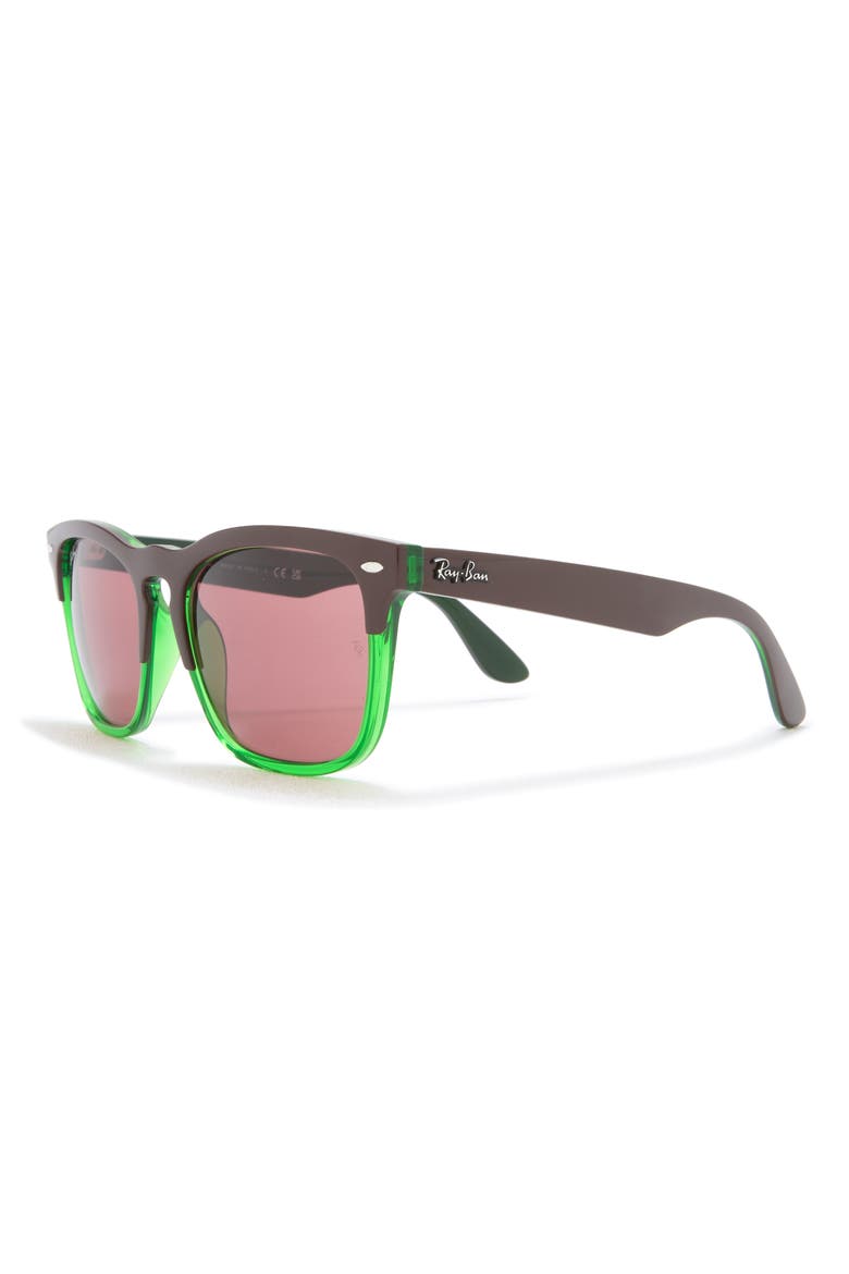 Steve 54mm Square Sunglasses, Alternate, color, DARK VIOLET