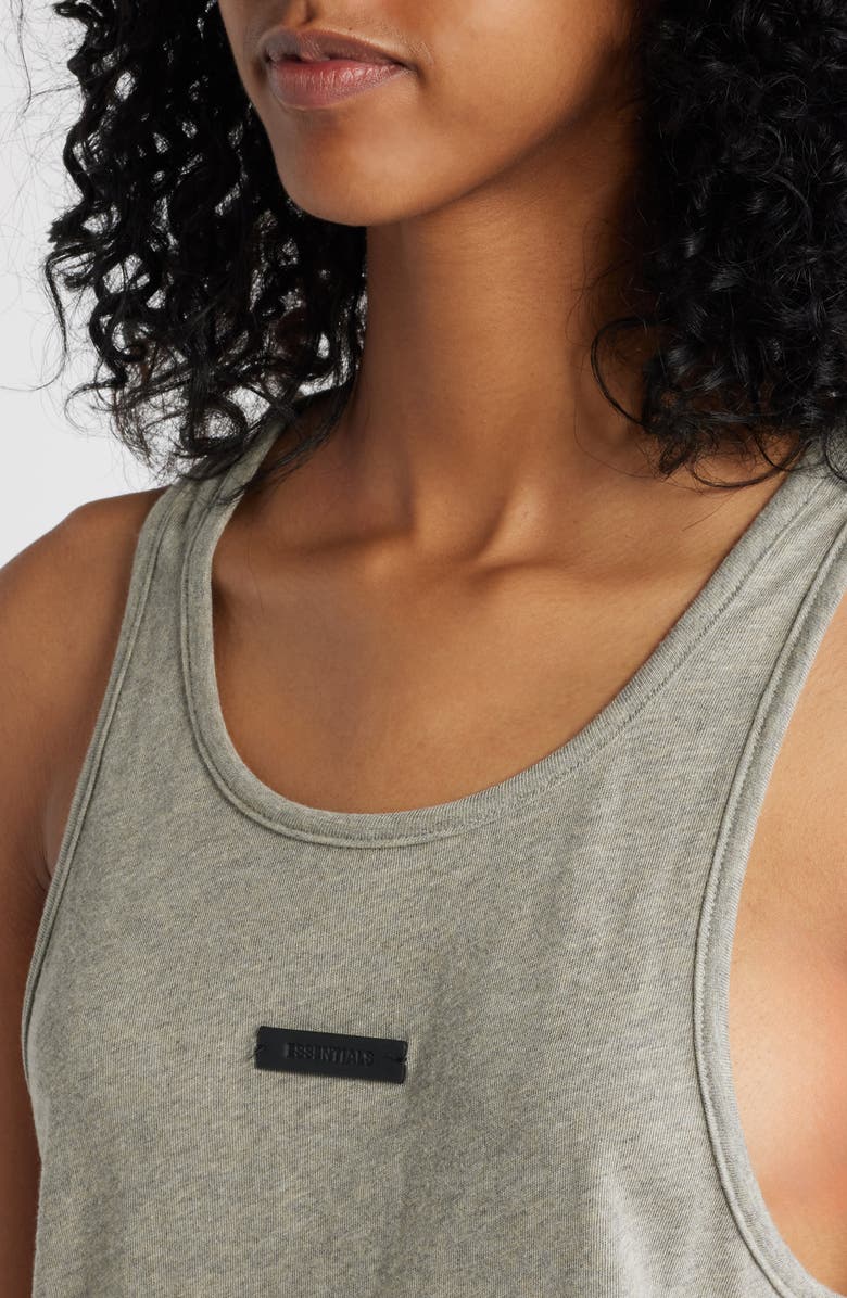 Fear of God Essentials Logo Cotton Blend Tank, Alternate, color,