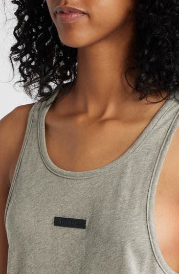 Logo Cotton Blend Tank