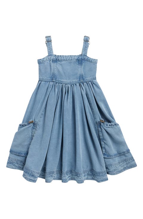 Kids' Parachute Chambray Dress (Big Kid)