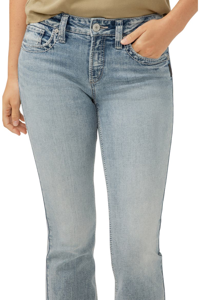 Suki Curvy Mid Rise Bootcut Jeans, Alternate, color, INDIGO