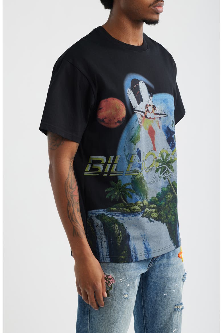 Waterfalls Graphic T-Shirt, Alternate, color, BLACK